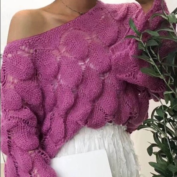 Fatima Bubble Short Sleeve Sweater main image 0